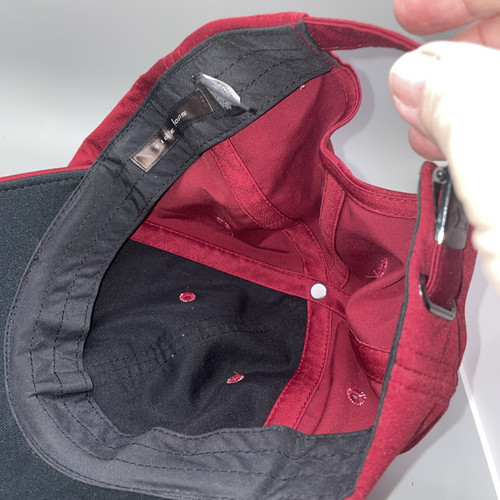 Tiger Woods authentische Signatur weinrot Golfmütze Strapback bestickt TW - Bild 5 von 5