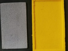 Cobble Stone Paving Mould OO Gauge Railway Diorama - Wargamming  Scenery Mould 