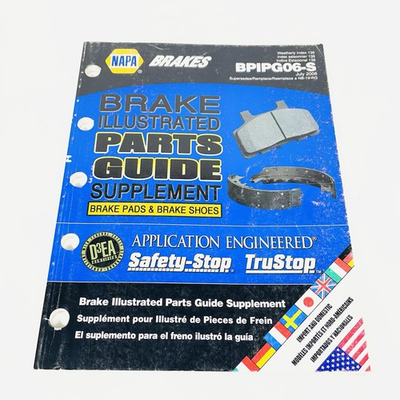 #ad NAPA Weatherly Brake Illustrated Parts Guide Supplement BPIPG06 S Pads and Shoes $34.99