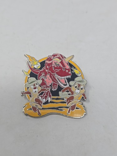 DISNEY PIN CHIP & DALE DINOSAUR CARNOTAURUS FROM ANIMAL KINGDOM ATTRACTIONS