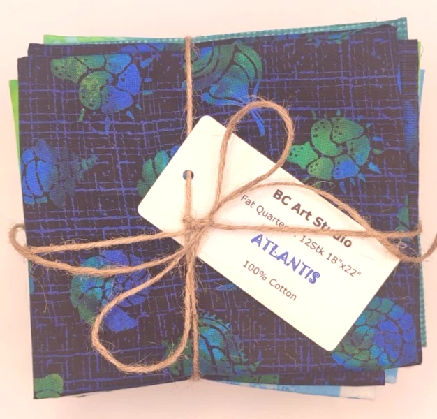 Patchworkstoff Atlantis Jelly Roll Layer Cake Fat Quarter Benartex Andover u.a. - Bild 3 von 4