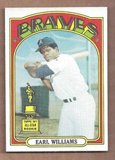 1972 Topps #380 EARL WILLIAMS **CENTERED** NEAR MINT CONDITION
