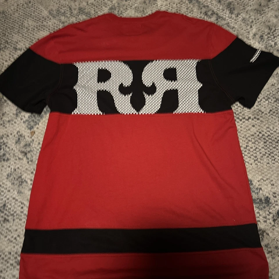 Мужская футболка с коротким рукавом Rock Revival с черными полосками и логотипом с двойной стороной - Изображение 4 из 4