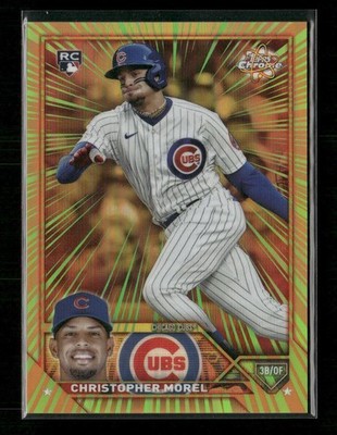 2023 Topps Chrome Update Christopher Morel RC Radiating Rookies Case Hit SSP!