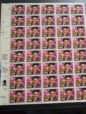 Scott #2721 Sheet of 40 29¢ Elvis Stamps Sheet M, OG, NH (1993)