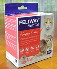 Feliway Plug In Multicat Diffuser Starter Kit for Cats With 1.6 fl 48 ml Refill