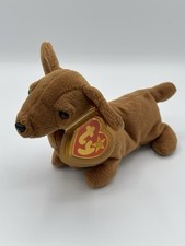 ST Ty Beanie Buddy WEENIE the Dachshund Dog 13" MWMTs Plush Stuffed Animal Toy