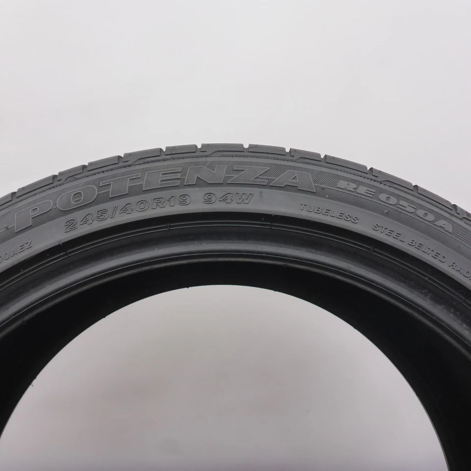 245 40 19 1x BRIDGESTONE 245/40 R19 94W Potenza RE 050A Sommerreifen 2011 7mm - Bild 4 von 4