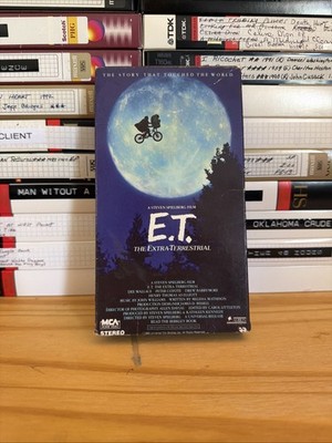 E.T. Extra-Terrestrial VHS - Rare Green And Black Tape