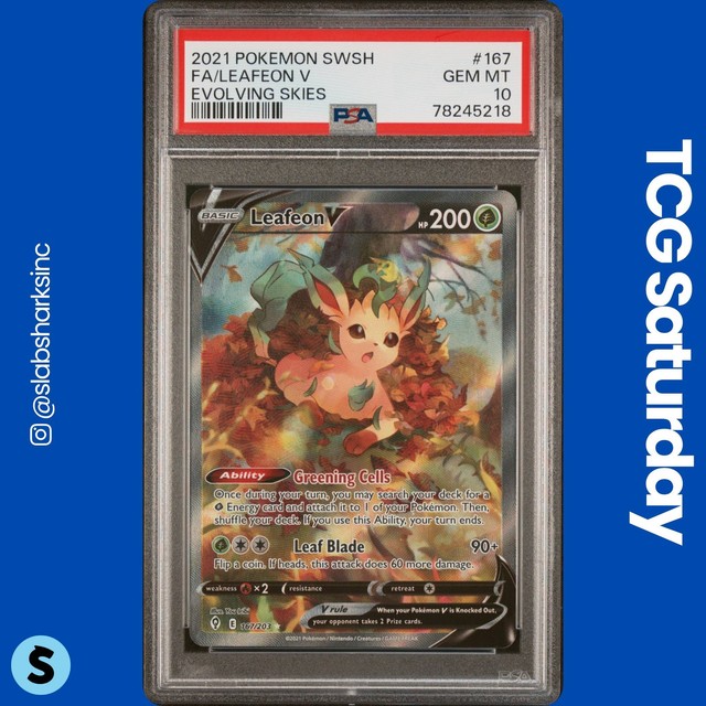 Leafeon V #167 (Evolving Skies (2021))