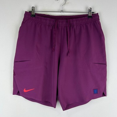 Nike Court Flex RF Ace 9 Roger Federer Tennis Shorts Men s M