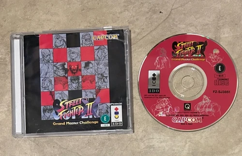Street Fighter II 2 Grand Master Challenge 3DO Complete in case w/ manual Import