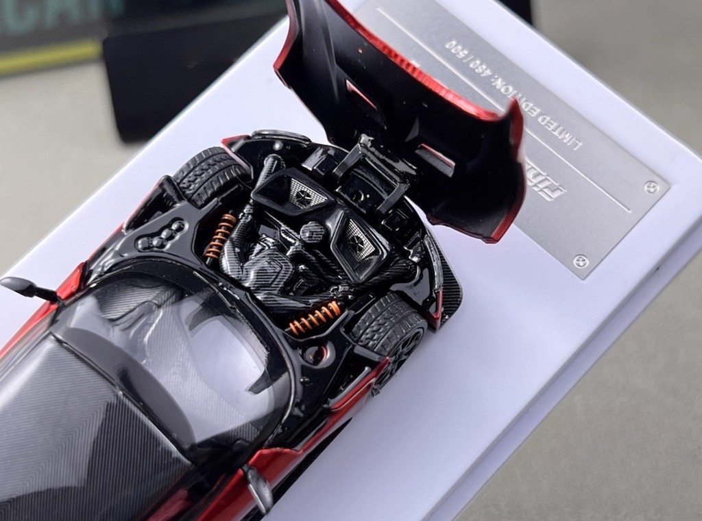 AL FW 1:64 Orange Vulcan Racing Sports Model Diecast Collect Car 