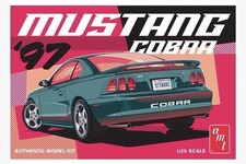 Amt 125 Scale 1997 Ford Mustang Cobra Plastic Model Kit Amt1494 Amt 125 Scale 1997 Ford Mustang Cobra Plastic Model Kit Amt1494