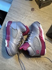 Gray Pink Air Jordan Retro 5 Raspberry 5C
