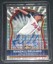 2011 Topps Finest X-Fractor RC Auto Randall Delgado #62 Braves - DBacks 159/299