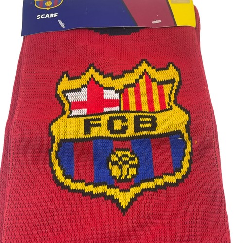 FCB Official Barcelona Messi Red Scarf New in Package - Picture 2 of 5