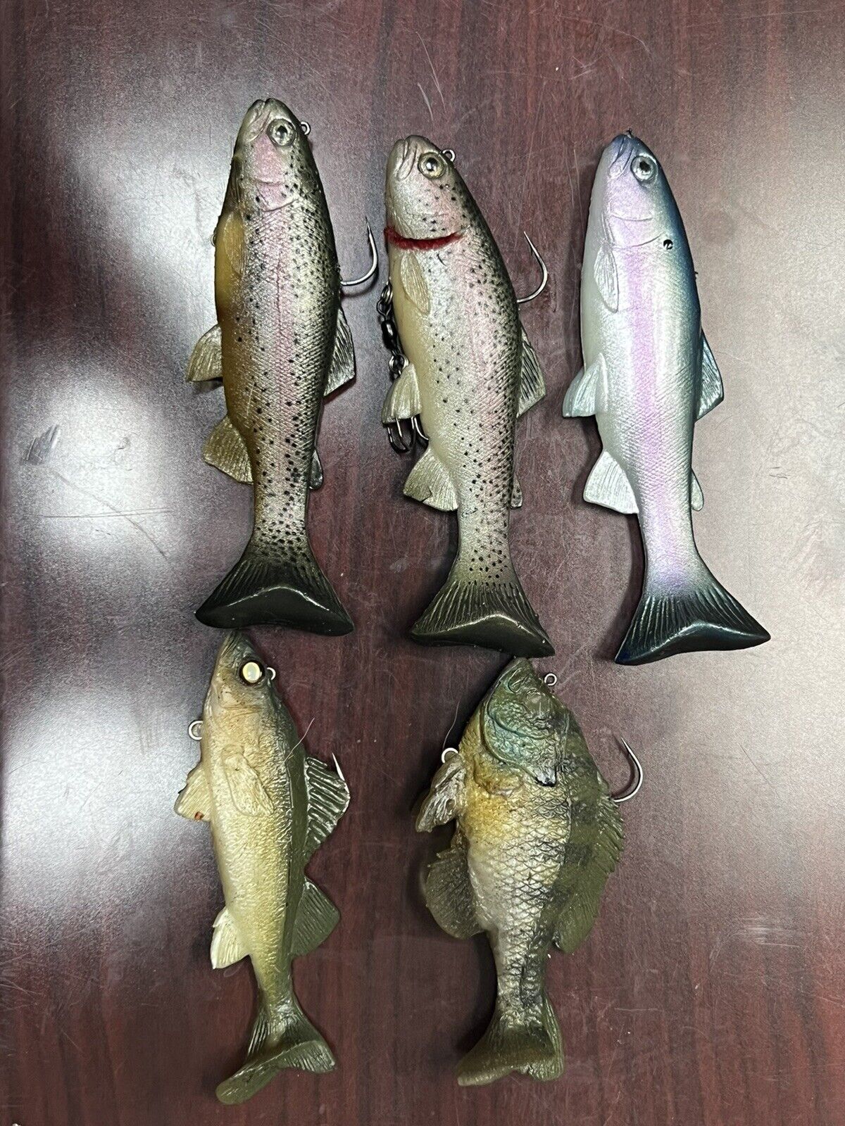 Huddleston Deluxe 68 Special Weedless Swimbait, 2 68’s, and 2 Mattlures