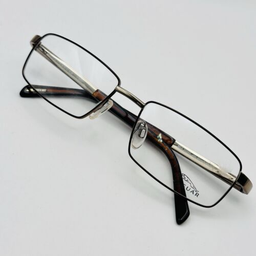 Jaguar Brille Herren eckig braun silber Mod. 33032 490 NEU - 第 8/11 張圖片