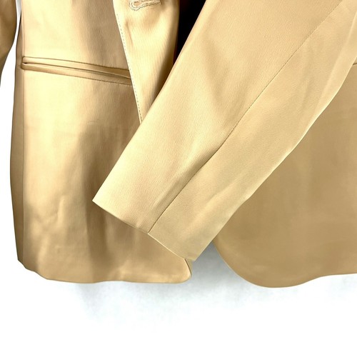 ANNE KLEIN Women's Mint Green Blazer - Lined Suit Jacket - 2 Button - Size XS - Picture 10 of 13