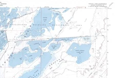 Foxtail Lake, Nevada 1969 Vintage USGS Topo Map 7.5 Quadrangle Topographic