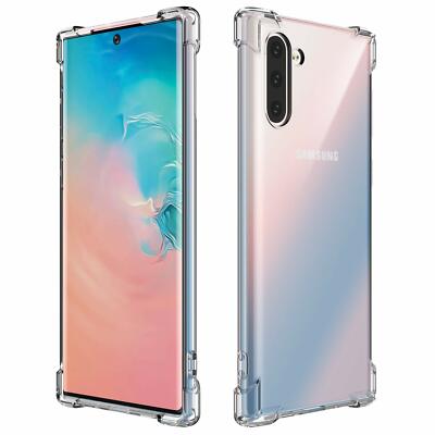 For Samsung Galaxy Note 10+ Plus Pro Crystal Clear Tpu Shock Proof Case Cover