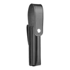 DUTYMAN 2811 FLASHLIGHT HOLSTER FITS STINGER/STINGER XT PLAIN BLACK SILVER SNAP