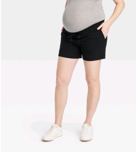 Isabel Maternity By Ingrid & Isabel Leisure Maternity Short Size M Black