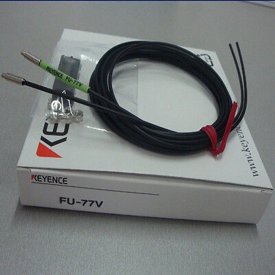 1pc Keyence FU-77V Fiber Optic Sensor FU77V Cable New In Box 1pc Keyence FU-77V Fiber Optic Sensor FU77V Cable New In Box