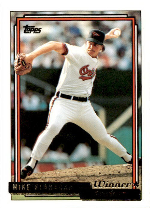 1992 Topps Micro #218 Mike Flanagan   Baltimore Orioles