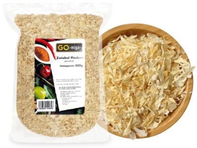 0,5kg Zwiebel - Flocken getrocknet 500g GOmigo