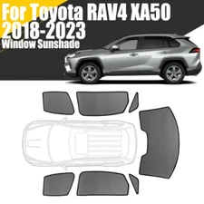 Custom Magnetic Car Window Sunshade for Toyota RAV4 XA50 2018-2023 5th Gen SUV