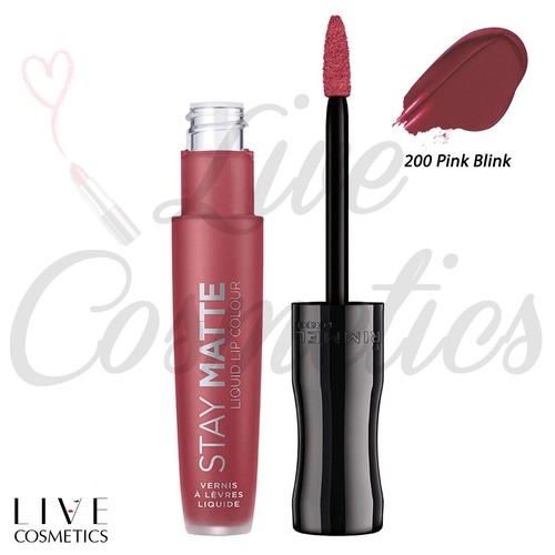 Rimmel Stay Matte Liquid Lip Lipstick, Full Cover *Choose Your Shade* - Picture 5 of 17