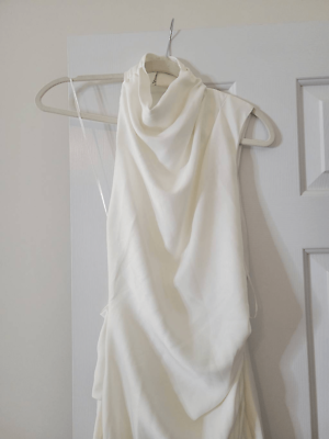 robbia satin midi dress Rabanne