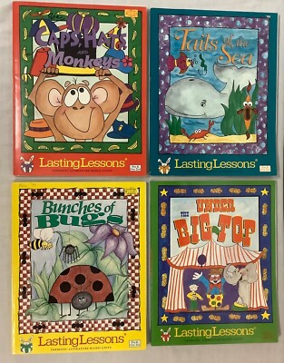 Skill-Based Activity Book - Lasting Lessons - Lot of 4 -  Pre K  to 3 -Paperback
