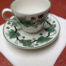 Vintage Wedgwood NAPOLEON IVY Cup  Saucer Set