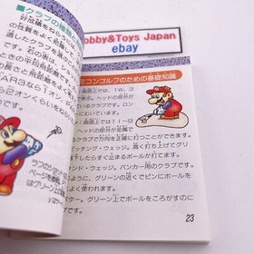 Nintendo Famicom Disk System MARIO GOLF JAPAN COURSE 1987 Tested ＆ Worked 0002
