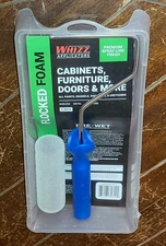 WHIZZ Applicators Flocked Foam 4" Set For Cabinets, Furniture, Doors & More