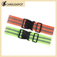 Reflective Belt Reflective Running Gear High Visibility Green Orange Item of 2