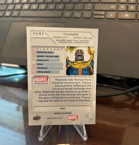 2022 Marvel Platinum - Thanos - #141 - Picture 1 of 2