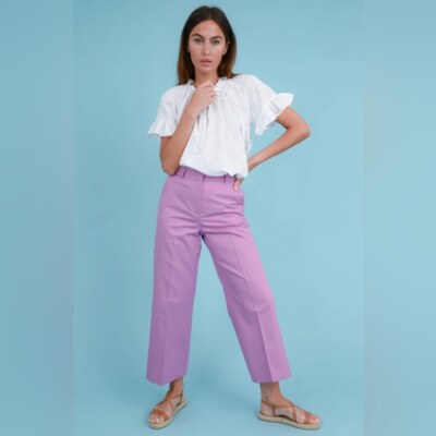 Weekend Max Mara  Zircone Wide-Leg Cropped Trousers