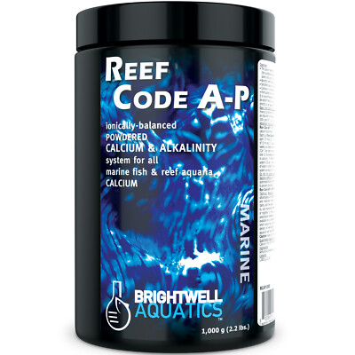 Brightwell Aquatics Reef Code A-P 1000 grams Calcium Powder Aquarium Supplement