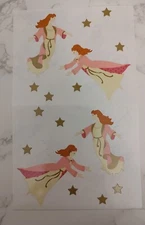 Mrs. Grossman's Christmas Angel Sticker Lot 2 Mods Sheets Vintage 4x3.25 Inch S1