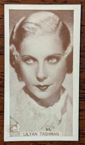 1934 Wills Cigarette Card Famous Film Stars #15 Lilyan Tashman