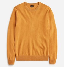 NWT J Crew 100 Cashmere Crewneck Sweater in Baked Earth Brown