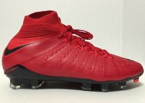red hypervenom cleats
