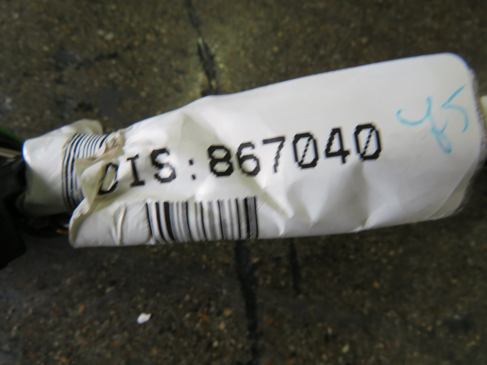 Ferrari Portofino, Deck Lid Wire Harness, Used, P/N 867040