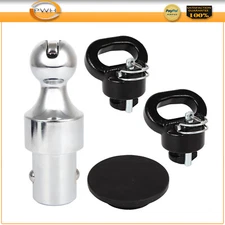 Puck System 2-5/16 in. Gooseneck Ball & Safety Chain Kit 38000 lbs 60638 For Ram