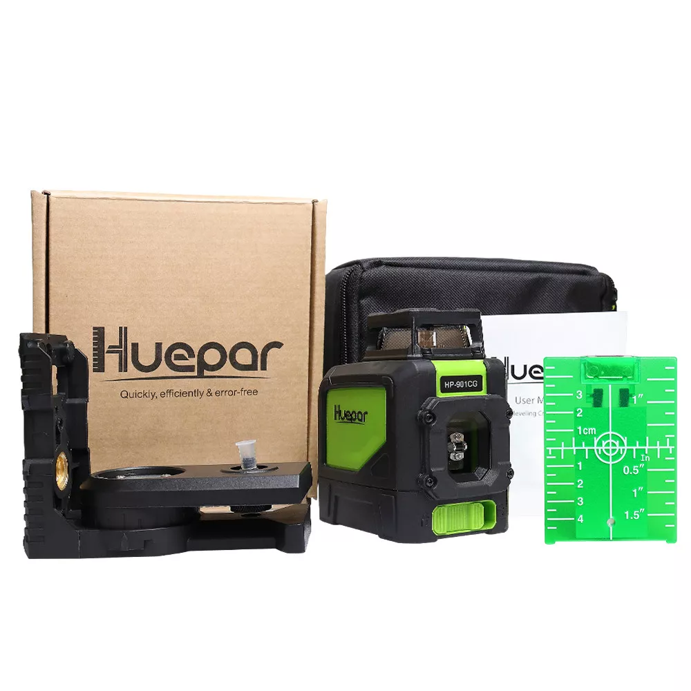 Self Leveling 360 Degree Line and Cross Laser Reconditioned Huepar