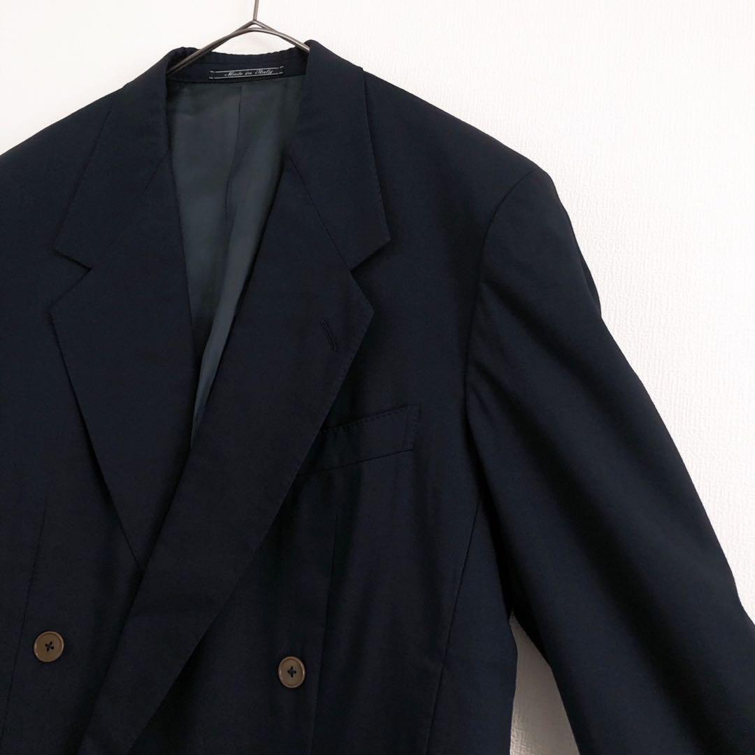 Gianni Versace ネイビー　セットアップ GIANNI VERSACE Set-up Suit Double Navy Men's Size M From